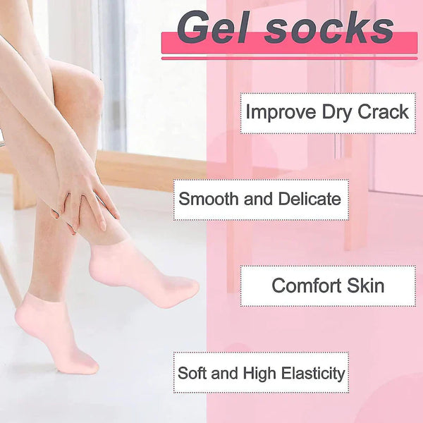 Silicone Moisturizing Gel Sock