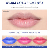 Blue Rose Lipstick Temperature Color Changing Lip Moisturizing Balm Female Makeup Sexy Lip Gloss Shiny Lipstick